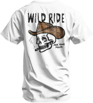Combat Iron Men's Graphic T-Shirt | Wild Ride Dirty Cowboy | Cotton-Poly Blend | Athletic Fit, Tagless Comfort