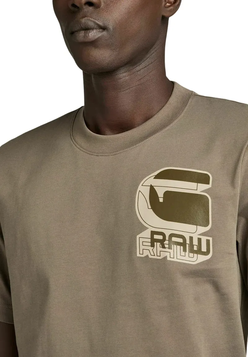 G-Star Raw Men's Shadow Graphic Slim Short Sleeve T-Shirt