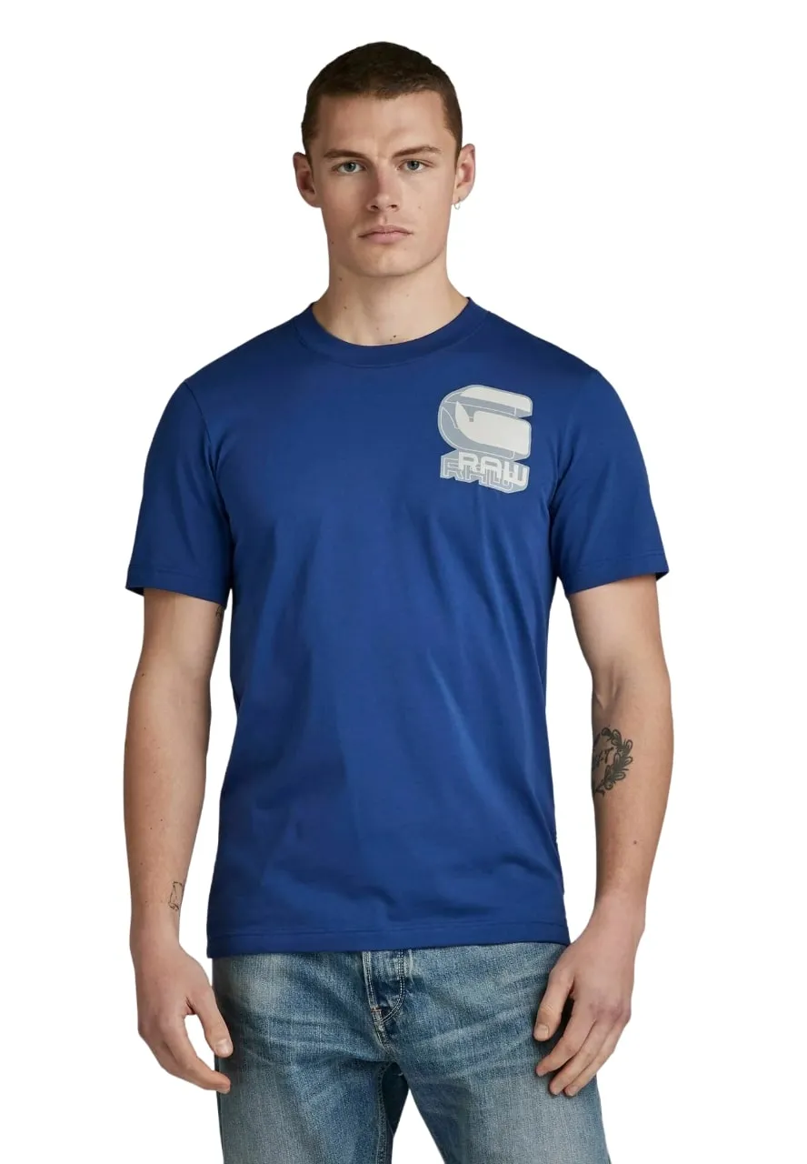G-Star Raw Men's Shadow Graphic Slim Short Sleeve T-Shirt