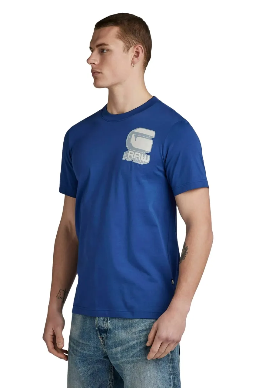 G-Star Raw Men's Shadow Graphic Slim Short Sleeve T-Shirt