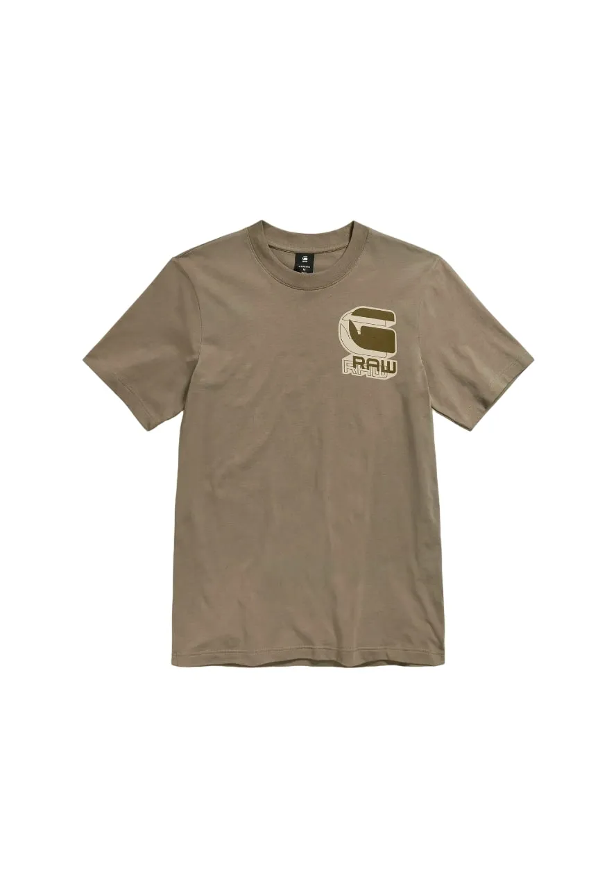 G-Star Raw Men's Shadow Graphic Slim Short Sleeve T-Shirt