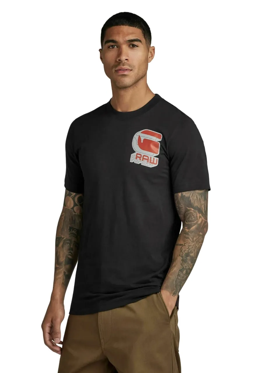 G-Star Raw Men's Shadow Graphic Slim Short Sleeve T-Shirt