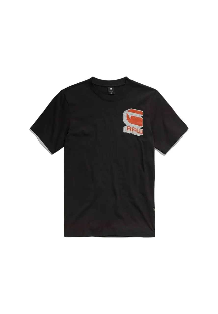 G-Star Raw Men's Shadow Graphic Slim Short Sleeve T-Shirt