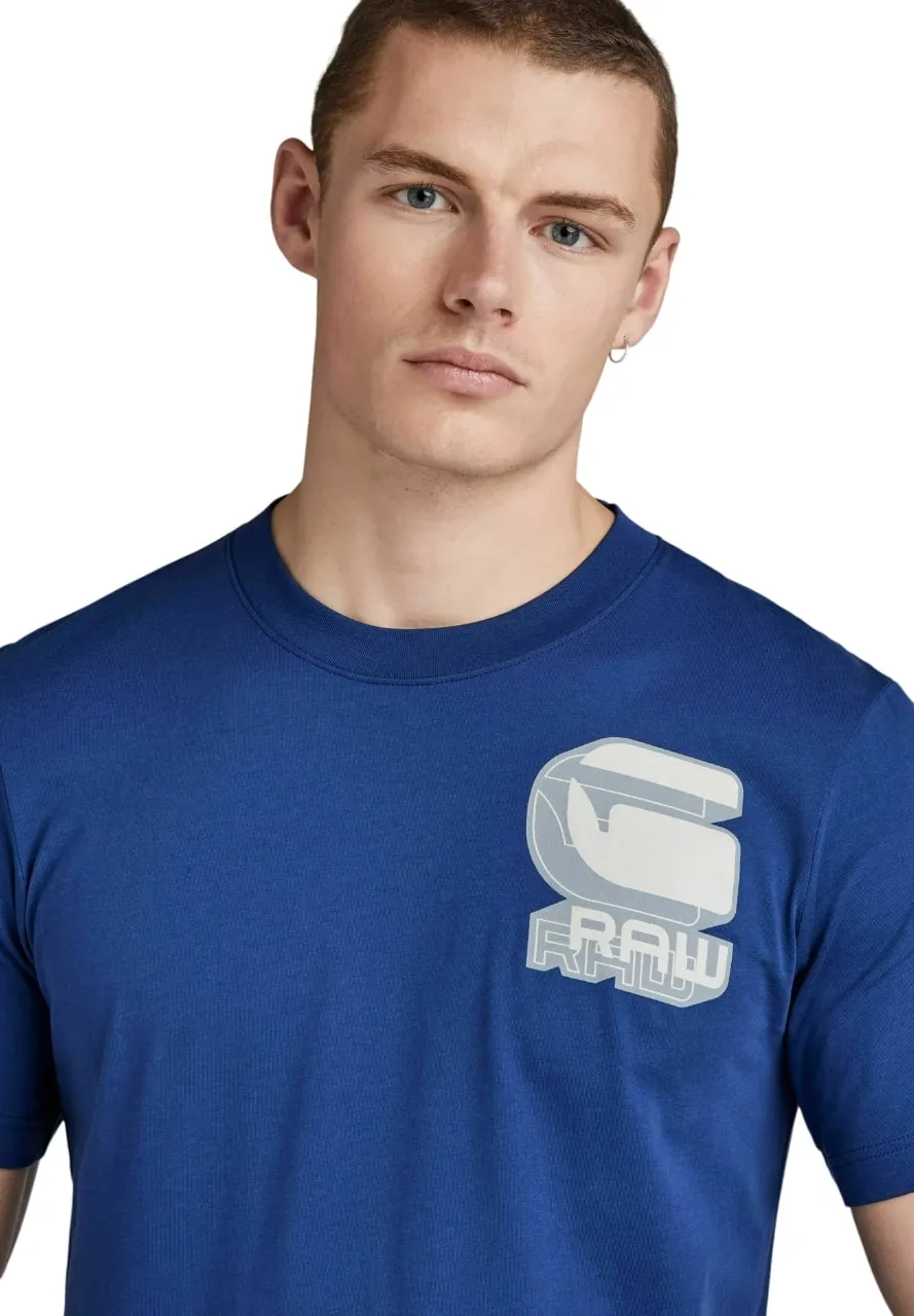 G-Star Raw Men's Shadow Graphic Slim Short Sleeve T-Shirt
