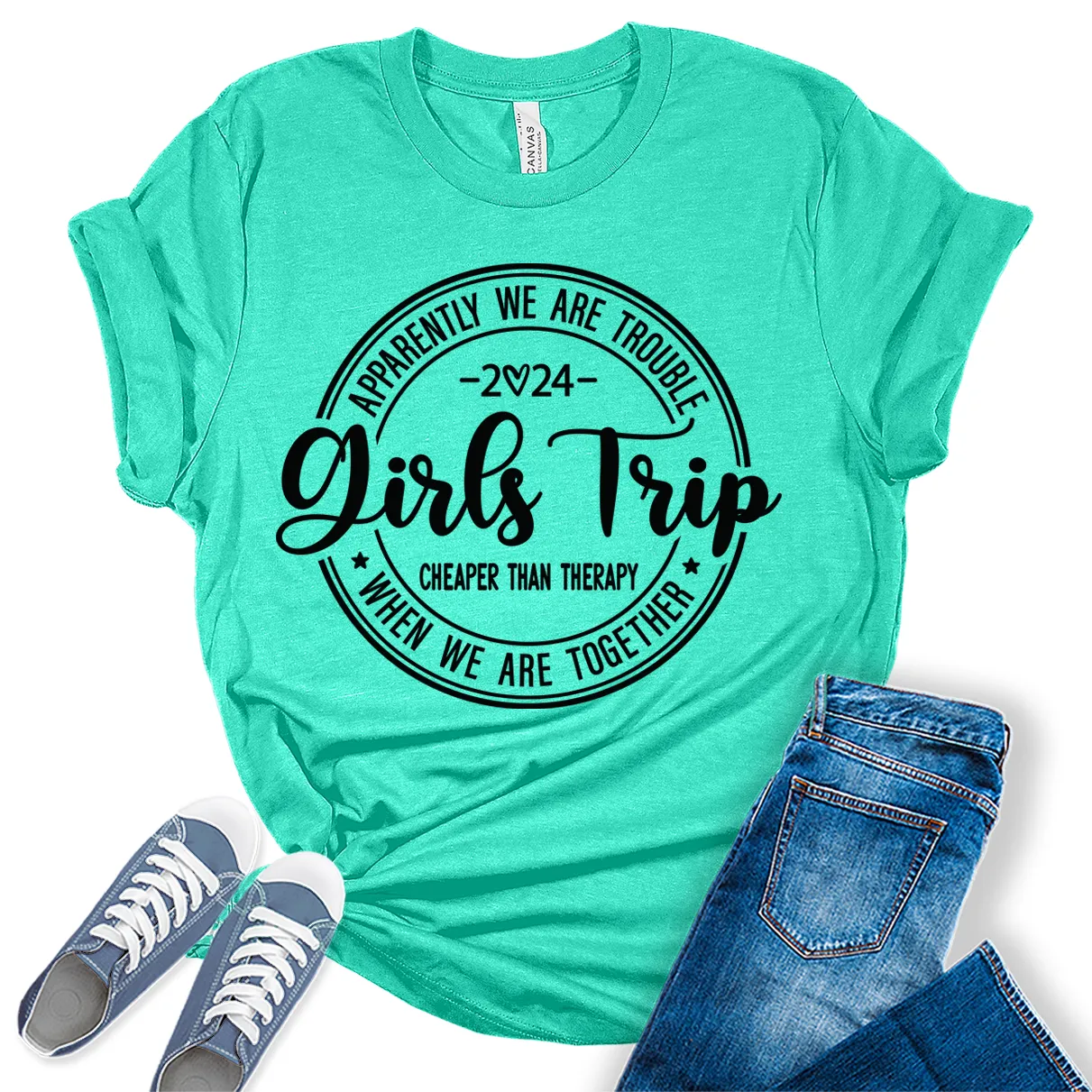 Girls Trip 2024 Shirt Women Graphic Tees