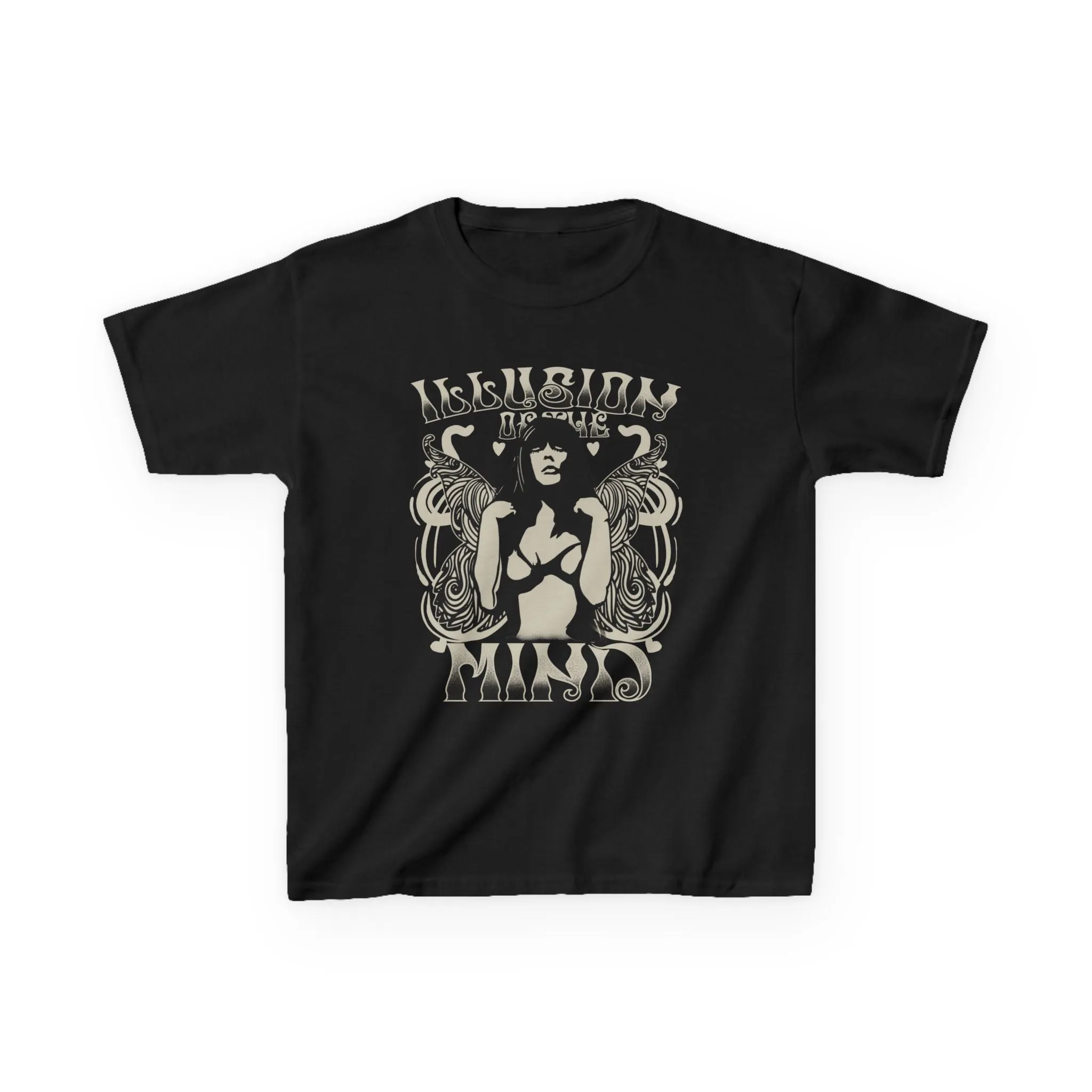 Ilusions Slogan Print Retro Baby Tee
