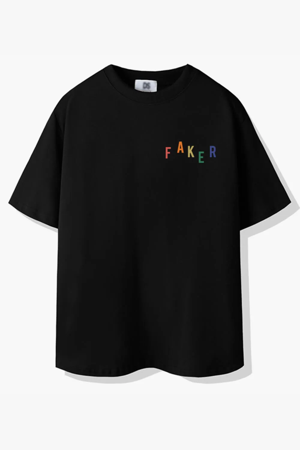 Indie Aesthetic Colored Letters Faker T-Shirt