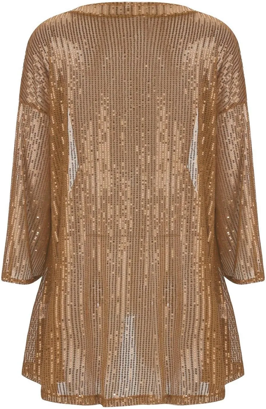 Lightweight Cardigans for Women 2024 Summer Loose Fit Long Sleeve Sequin Cardigan Solid Color Casual Blouses