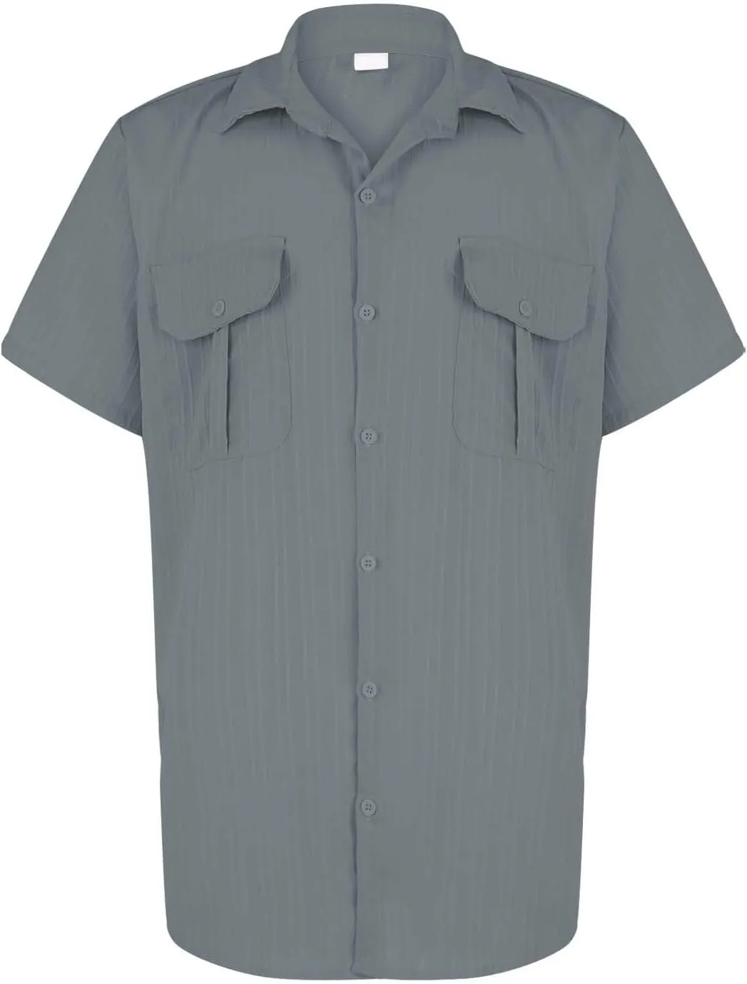 Men's Cotton Linen Short Sleeve Shirts Summer Button Down Loose Shirt Lightweight Wrinkle Beach Tops Vacation 2025