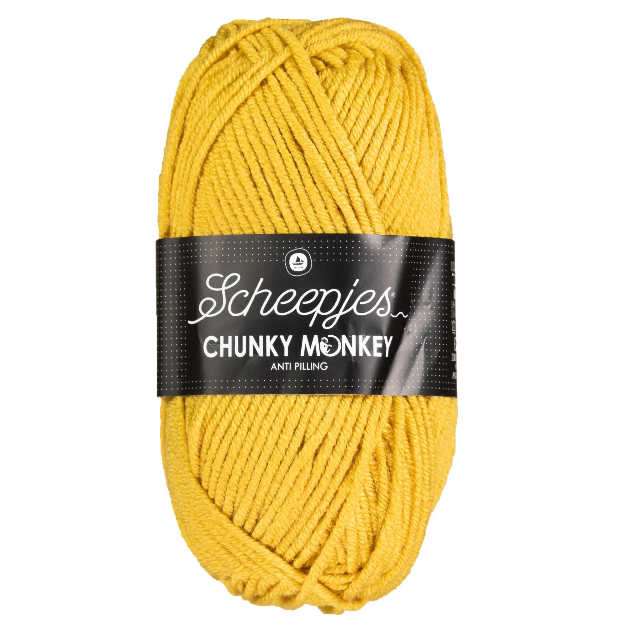 Scheepjes Chunky Monkey Yarn - 1823 Mustard