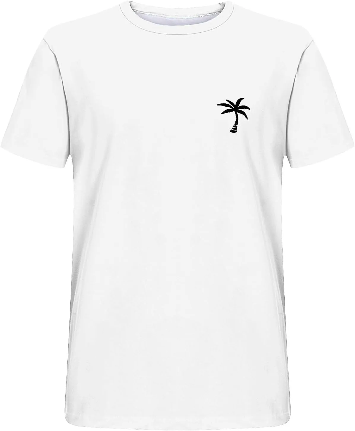 Shirts for Men 2024 Fashion Short Sleeve Crewneck Shirt Causal Graphic Tee Shirts Summer Beach Gym Workout Tee Tops