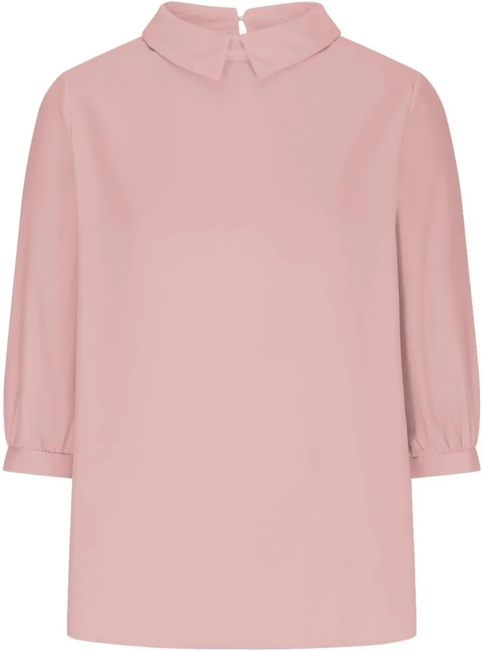 Summer Tops for Women 2025 Lightweight Linen Tee Shirt 3/4 Sleeve Lapel Gauze Blouses Loose Trendy Business Clothing