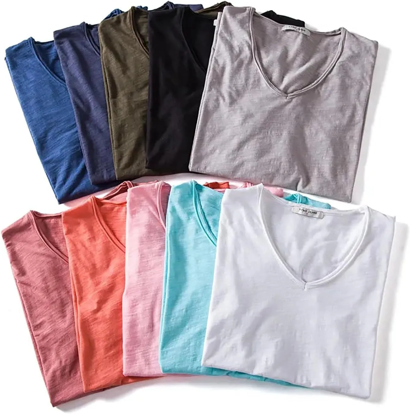 T-Shirts for Men Fashion, Regular Fit Striped Color Block Short Sleeve Crewneck Pocket Casual Basic Tee Shirt