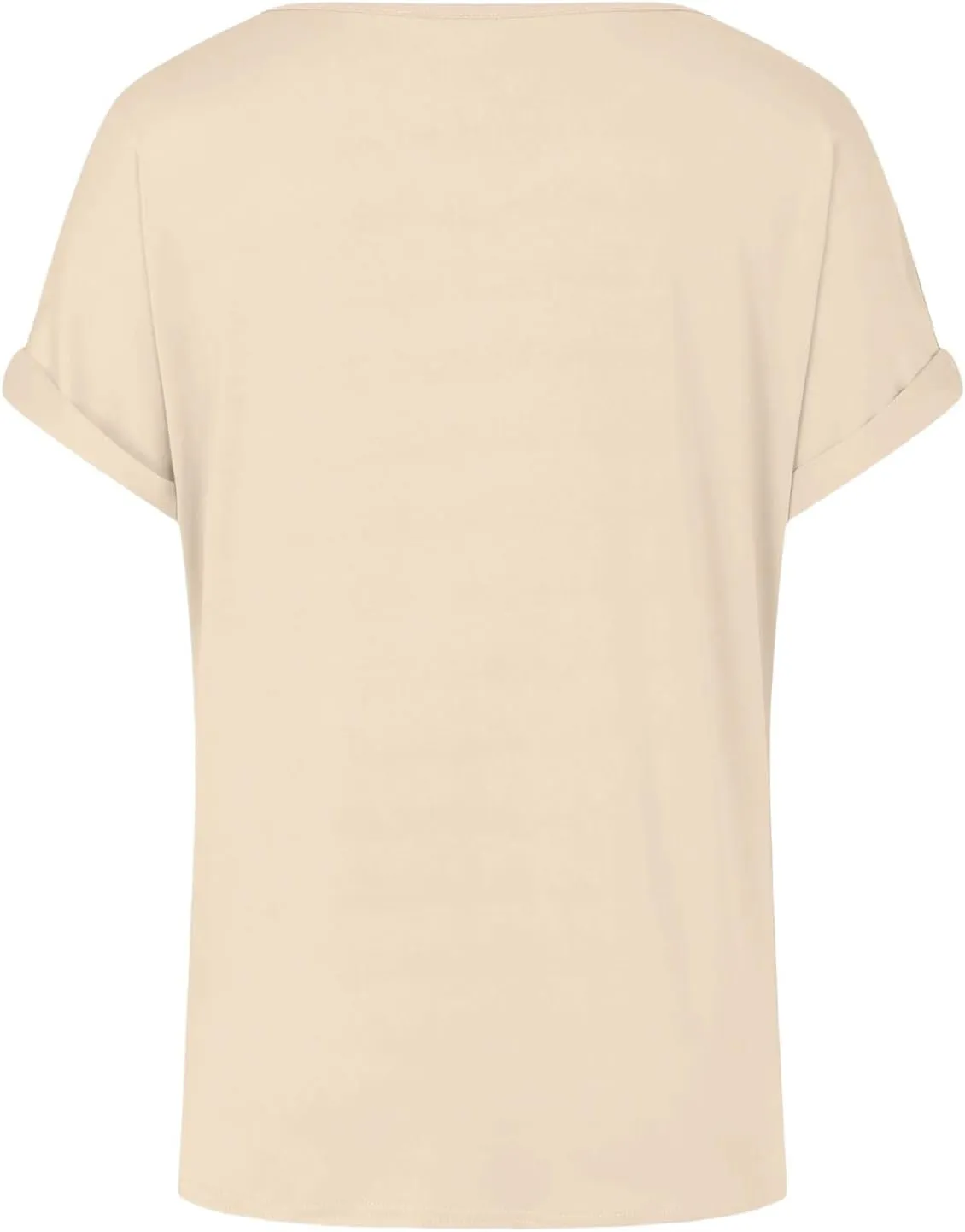 Women's Comfy Casual Summer Tops Short Sleeve V Neck Blouses T Shirts Twist Knot Basic Tees T Shirt Loose