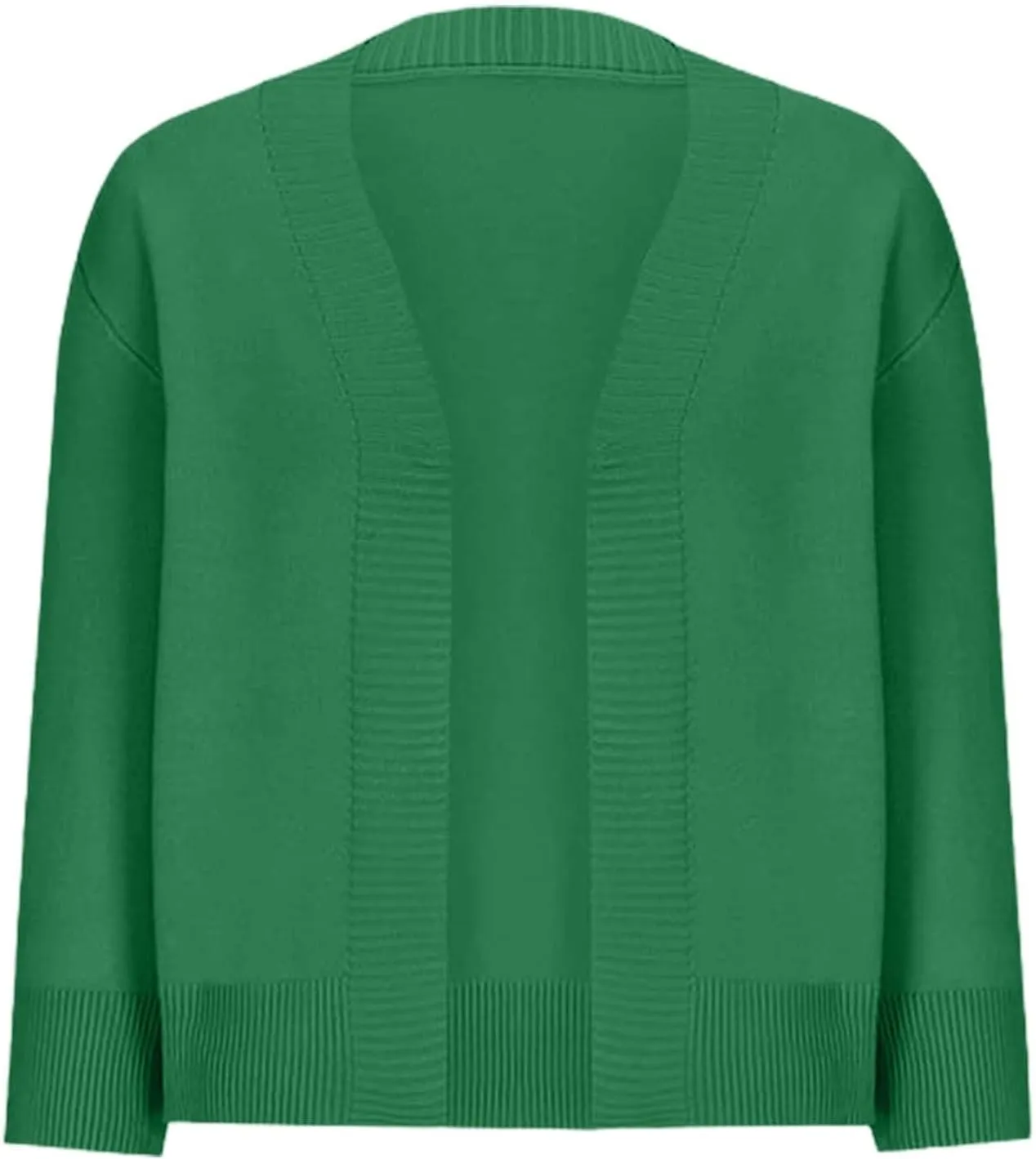 Women's Lightweight Lace Crochet Bolero Cardigan 3/4 Sleeve Knit Shawl Top Plaid Sweater Coats for Women