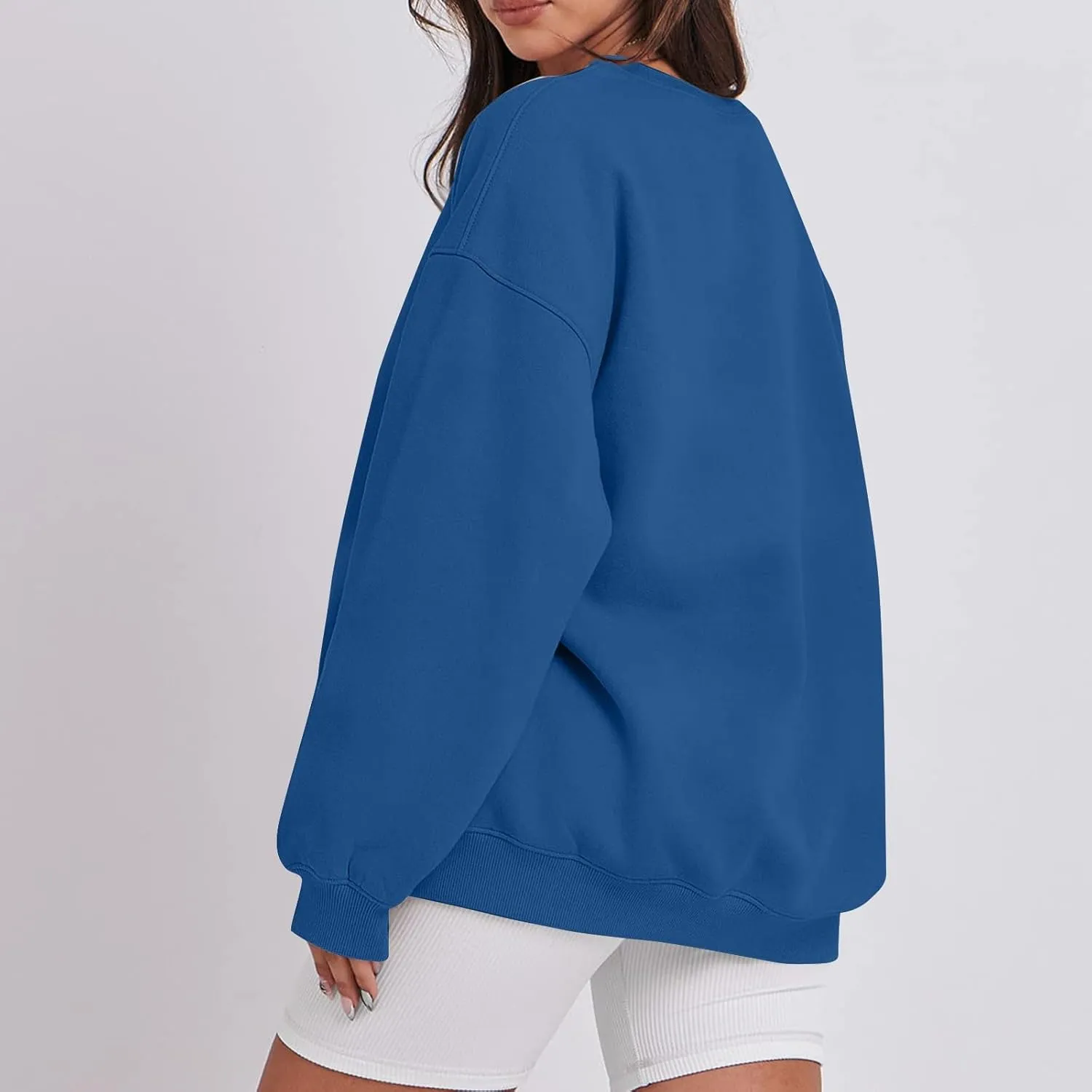 Womens Oversized Sweatshirts Crew Neck Pullover Sweaters Casual Comfy Fall Fashion Outfits Clothes 2024