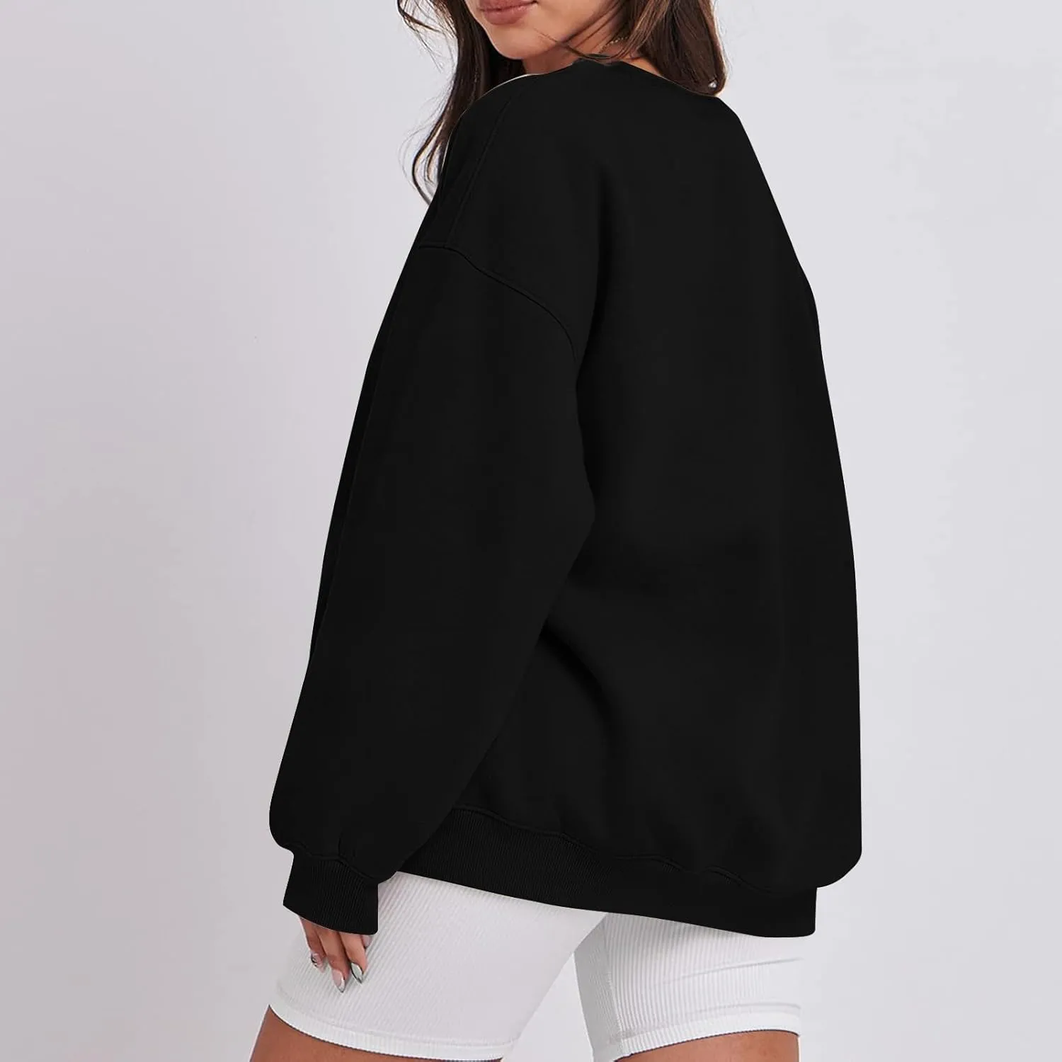 Womens Oversized Sweatshirts Crew Neck Pullover Sweaters Casual Comfy Fall Fashion Outfits Clothes 2024