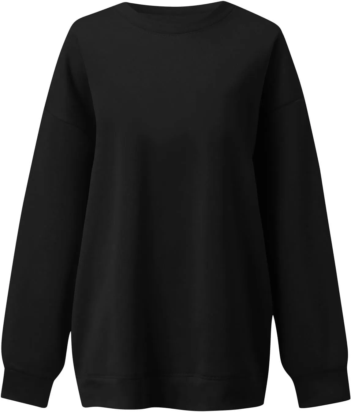 Womens Oversized Sweatshirts Crew Neck Pullover Sweaters Casual Comfy Fall Fashion Outfits Clothes 2024
