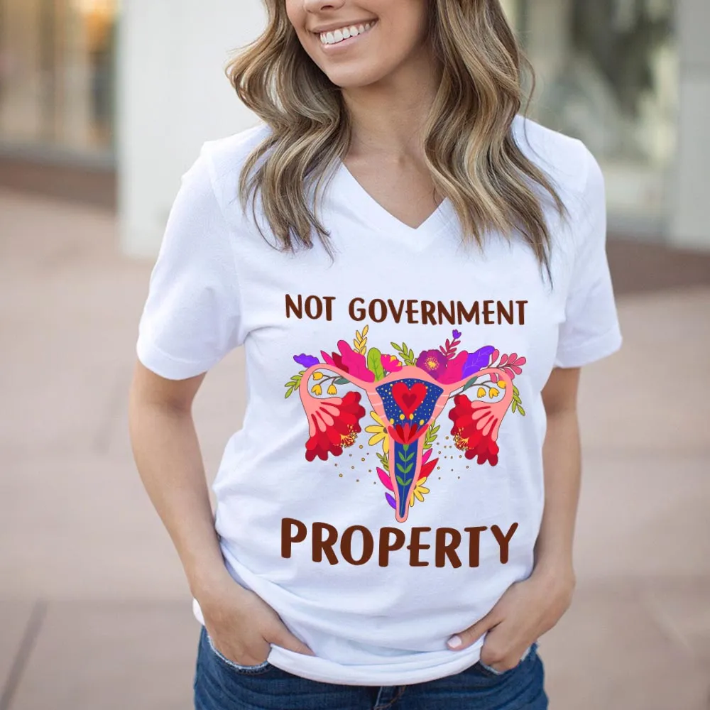 Women's V-neck T-shirt TSVW585