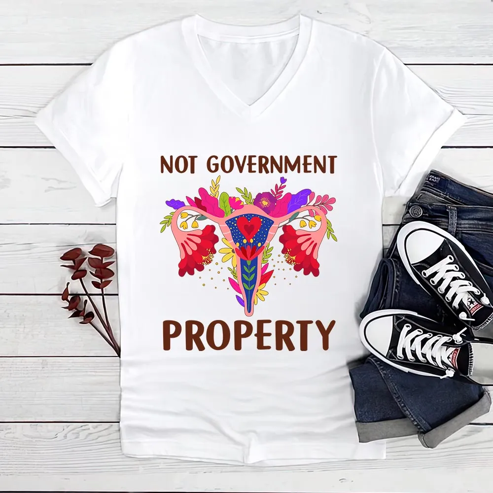 Women's V-neck T-shirt TSVW585